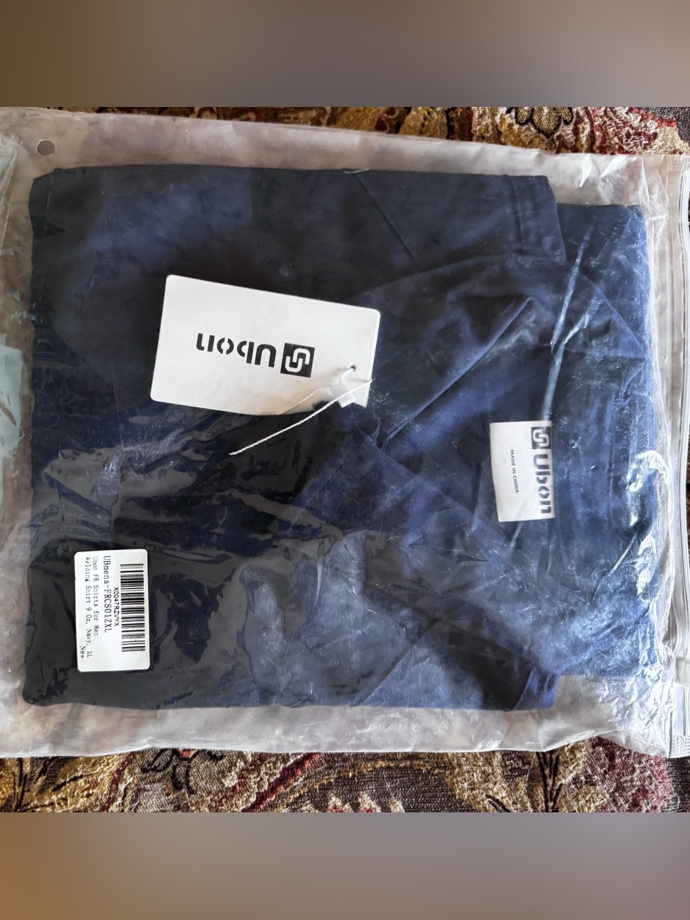 Navy Blue Fire resistant welding shirt